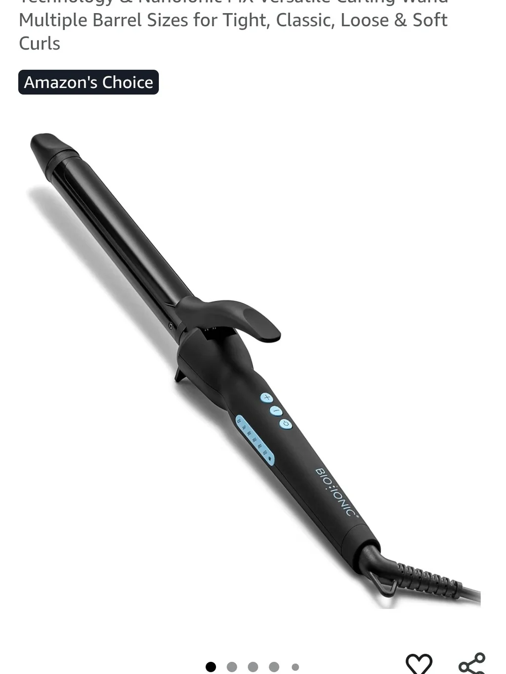 Bioionic delivers curls