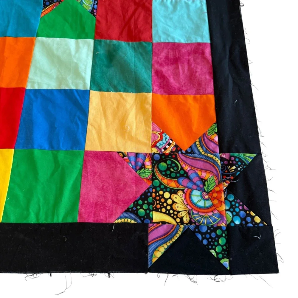 Handmade patchwork quilt
