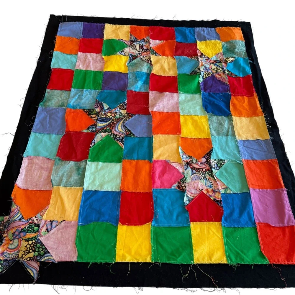 Handmade patchwork quilt