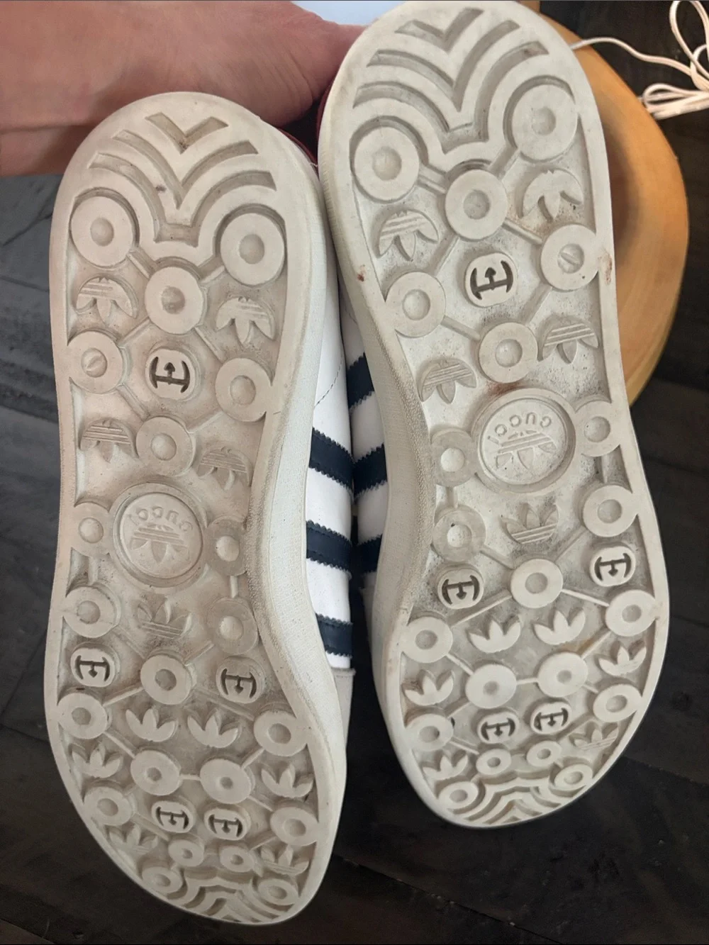 Gucci x Adidas jeans suede that
