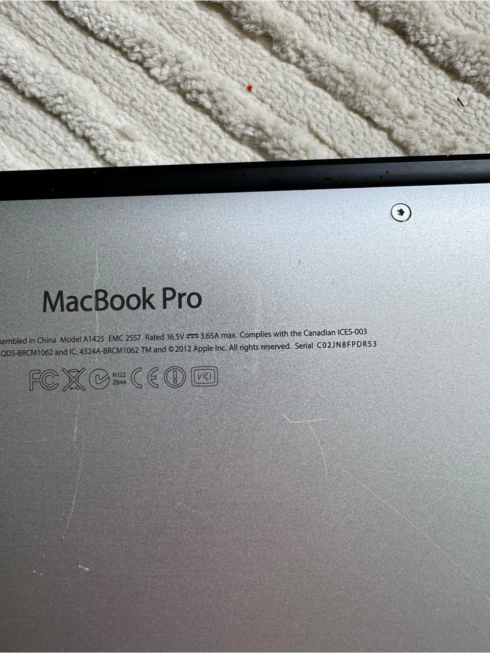 Apple macbook pro