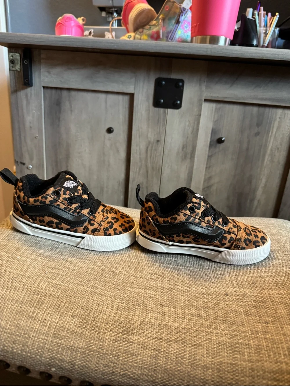 Vans leopard print
