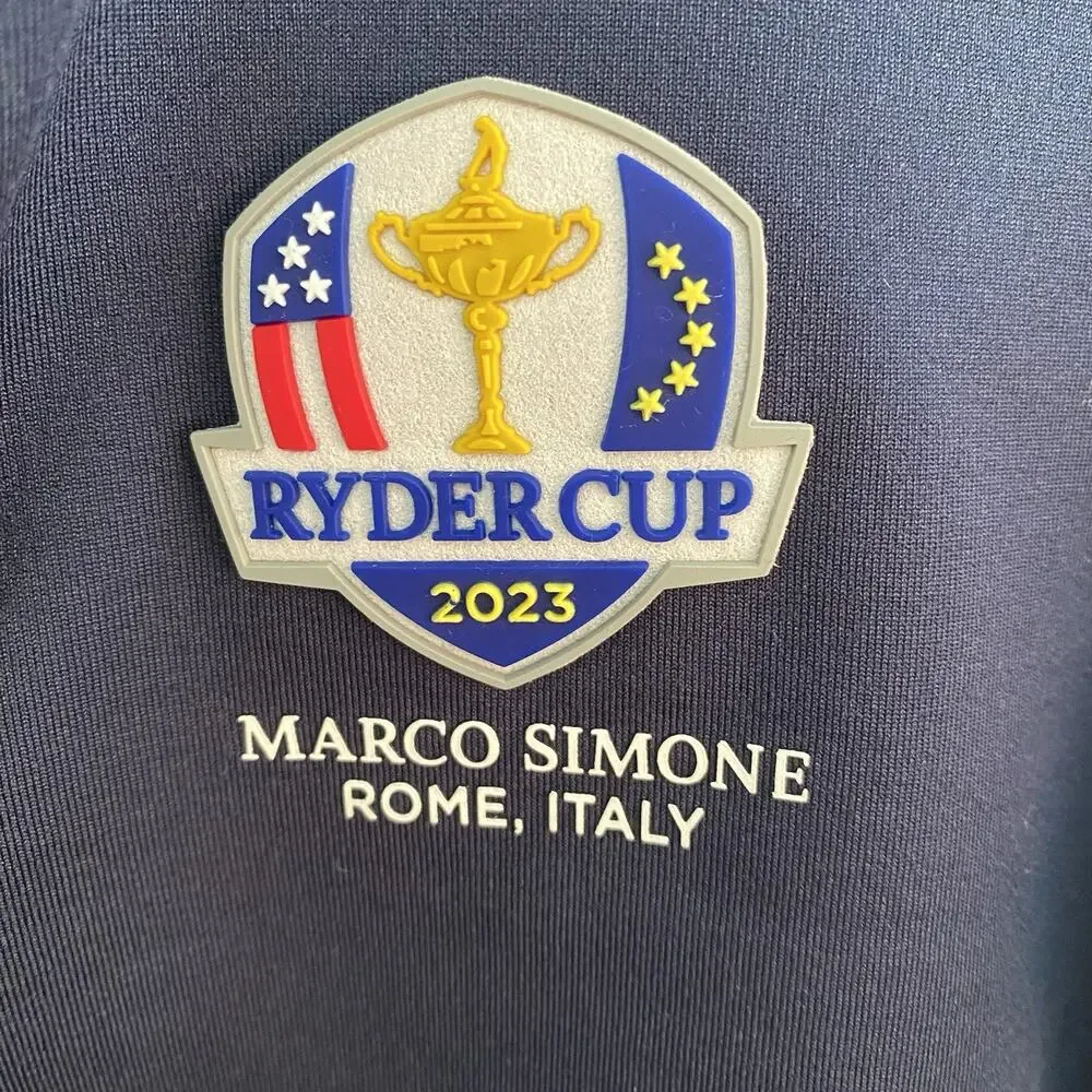 Ryder Cup 2023 Marco Simone Rome Italy Jacket Pullover Boys Medium 1/4 Zip Golf
