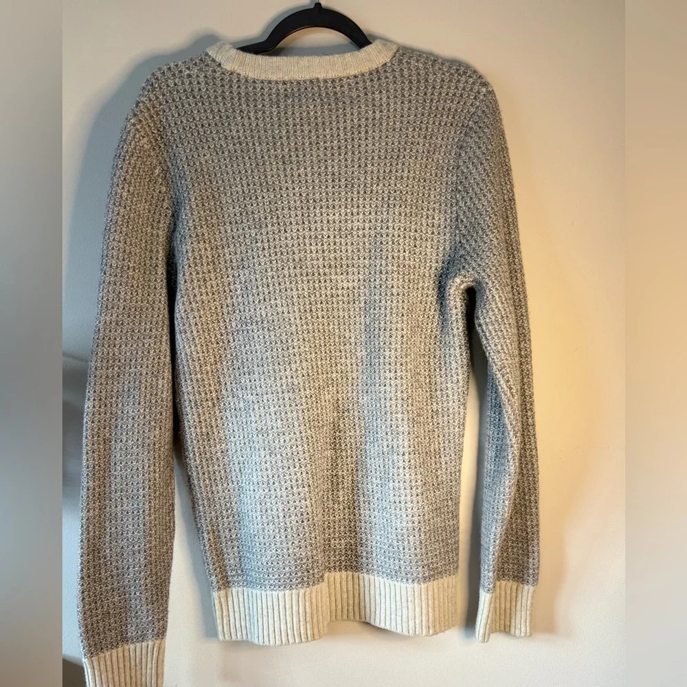 Bridge &‎ Burn Classic Crewneck wool blend Sweater in Light Gray size M