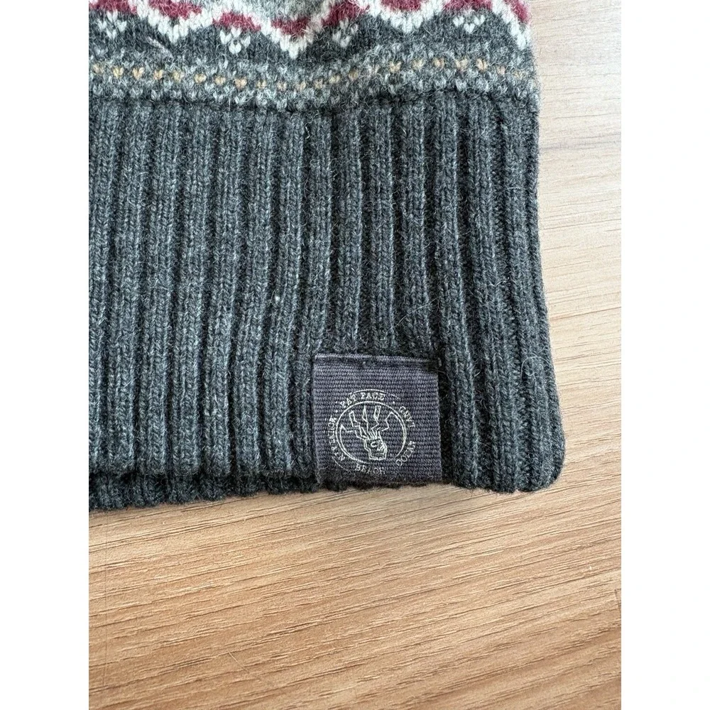 Fat Face Fairisle Jumper Mens Size Small 1/4 Zip Chunky‎ Knit  Wool Blend