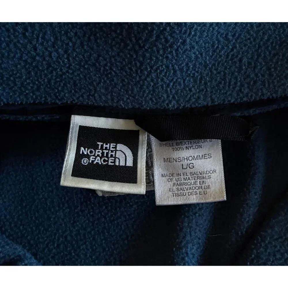 The North Face Full Zip Fleece Jacket Mens Large Slate Blue