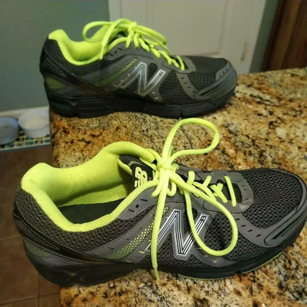 New Balance Mens 11 470 V3 Running Shoes Gray M470CY3 Lace Up Low Top Sneakers