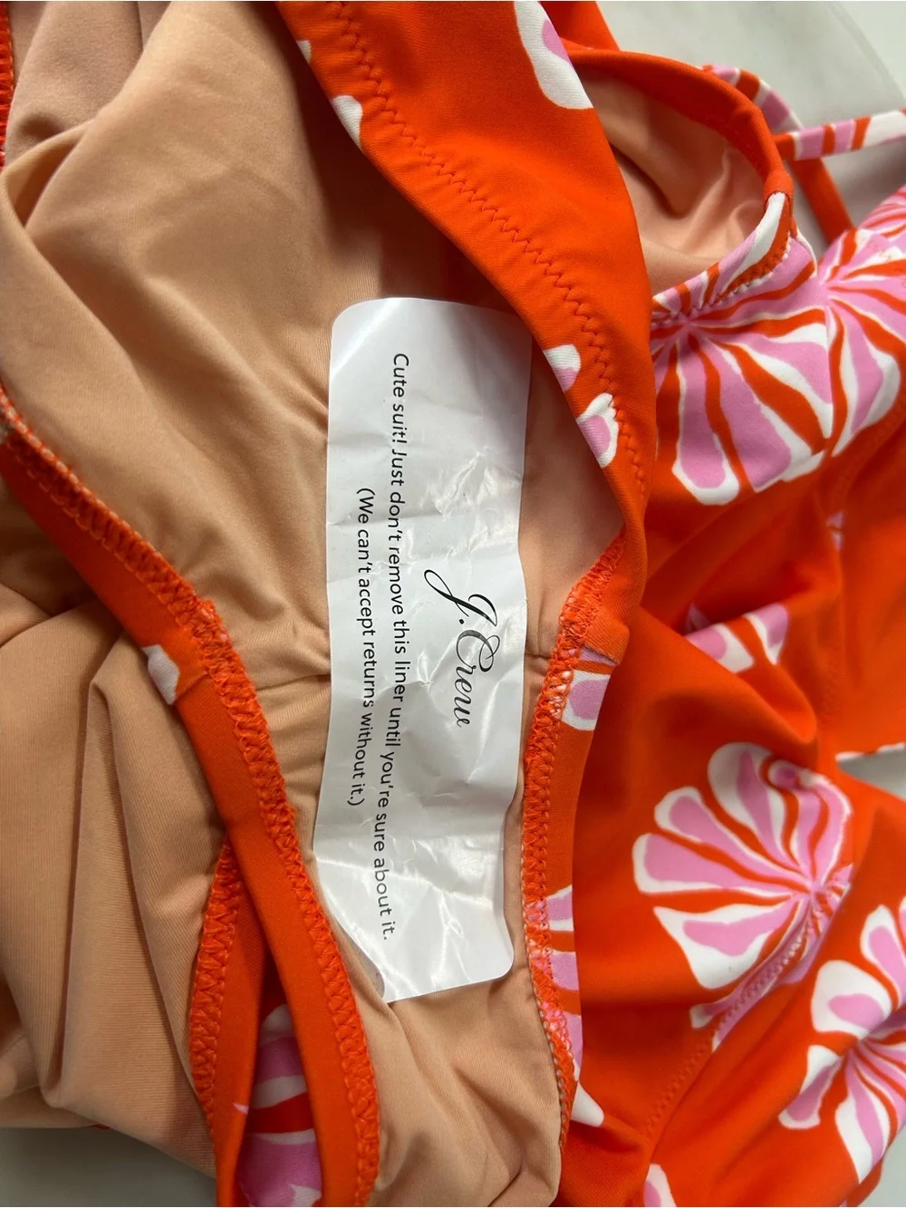 J. Crew swim turn resistant
