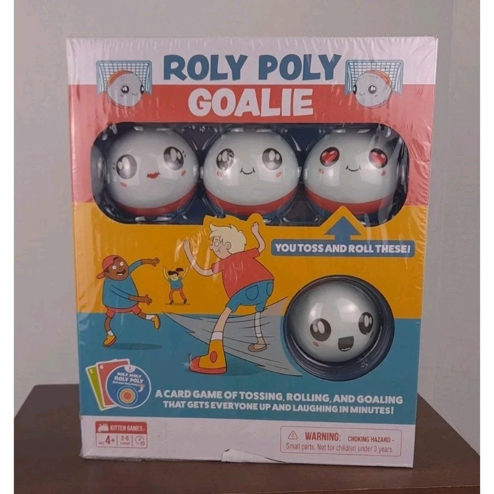 Roly Poly‎ Goalie 2-6 Players - Ages 4+-10 Minutes to Play-Card By Kitten Games