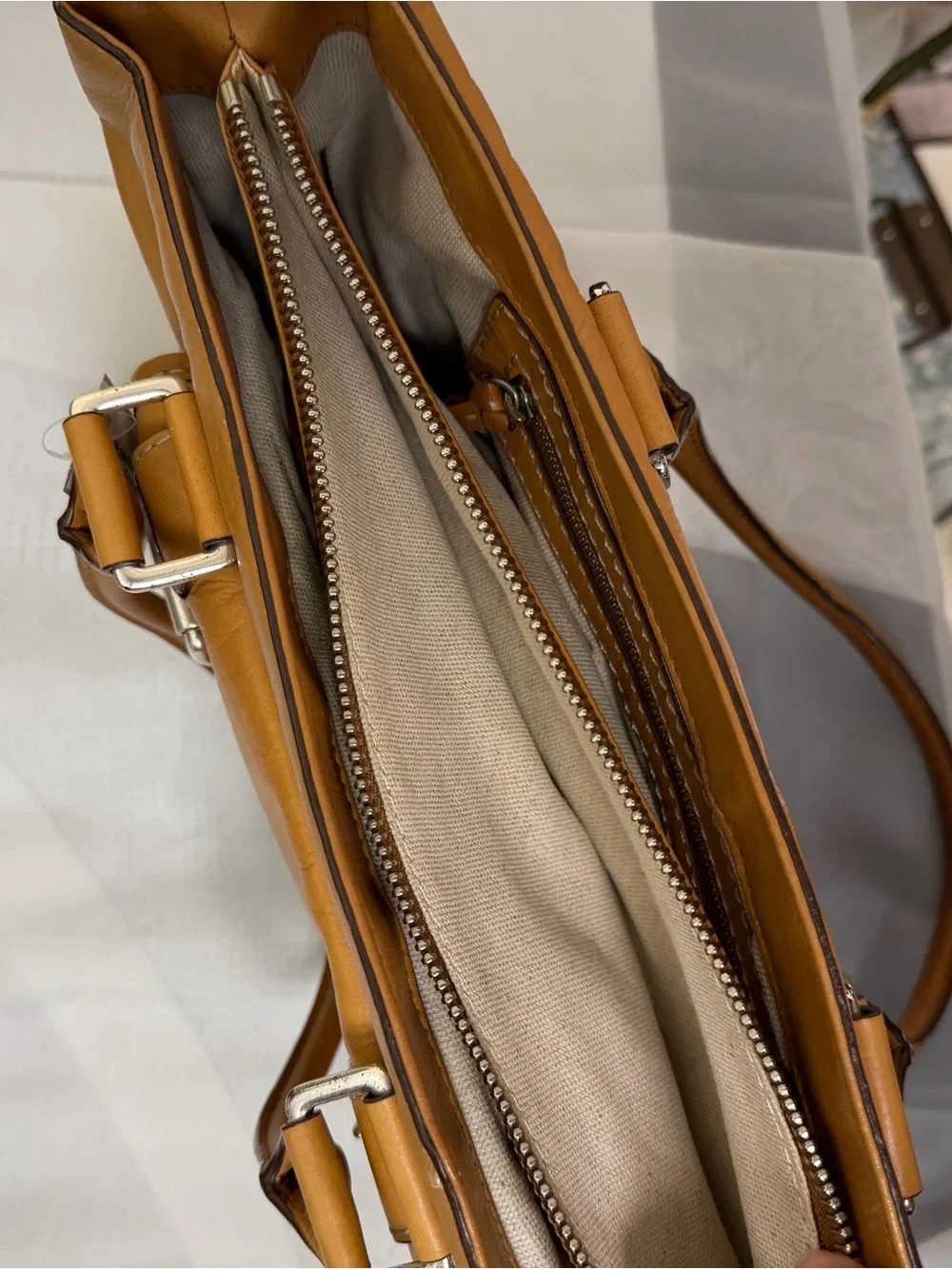 Michael Kors structured leather
