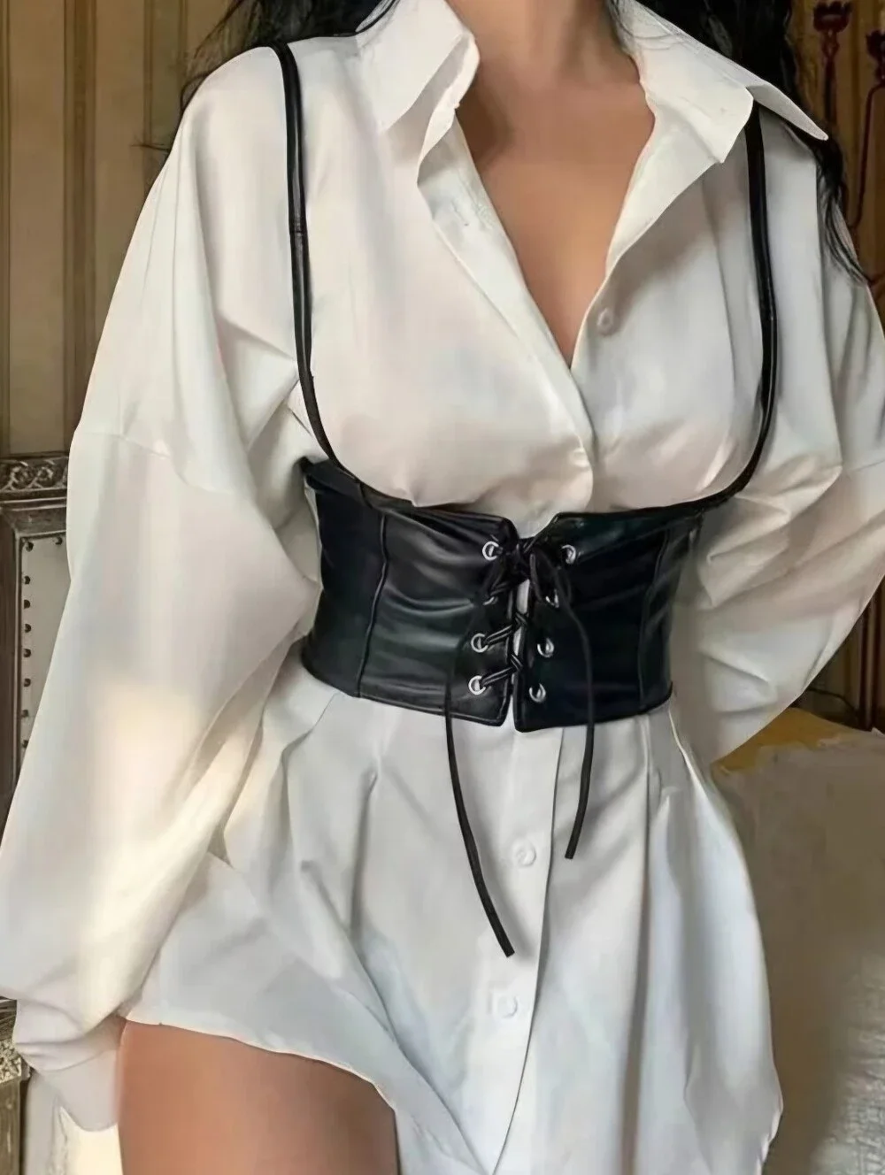 N/A ​black faux