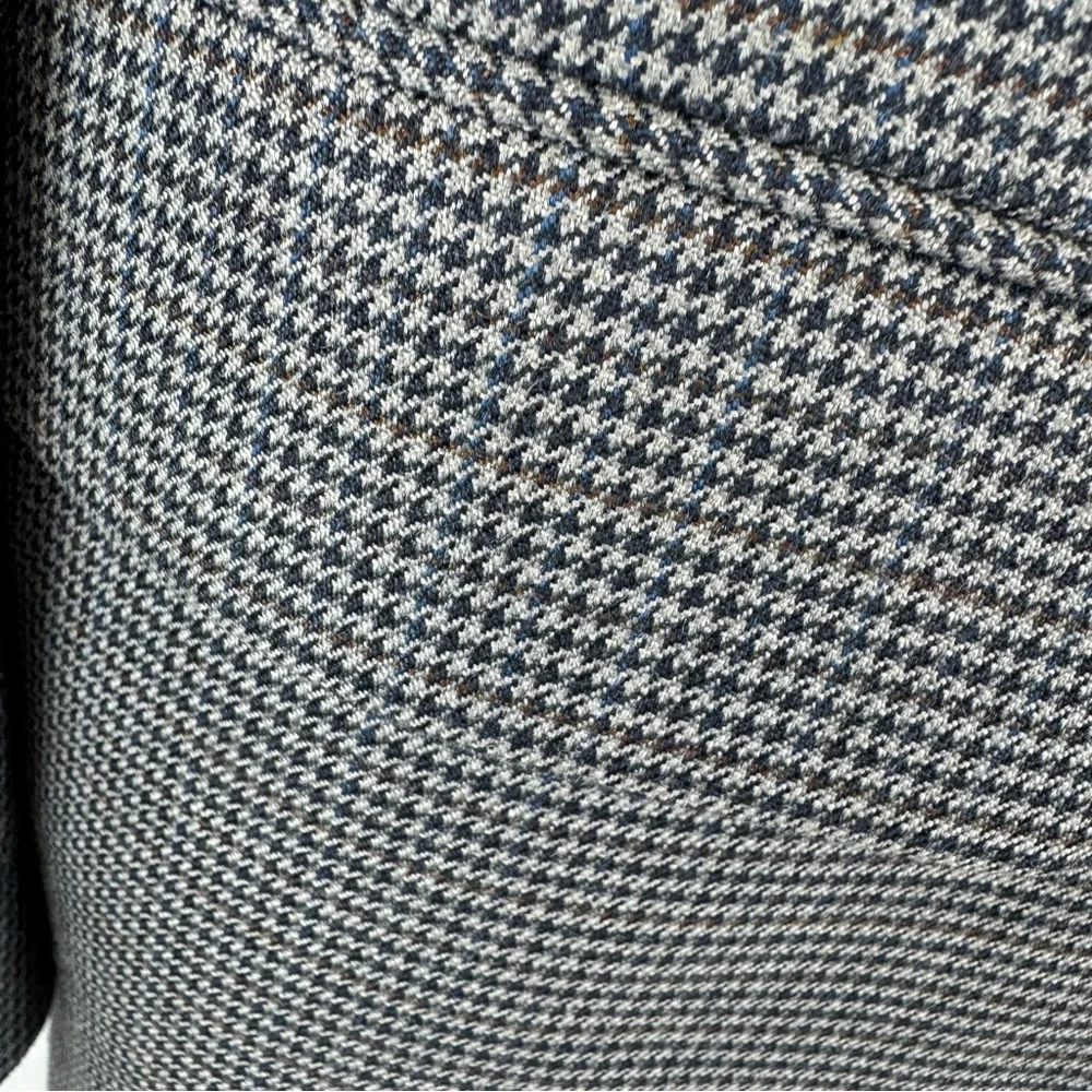 Lauren Ralph Lauren Houndstooth Blazer Mens‎ 44L Wool Silk Sport Coat