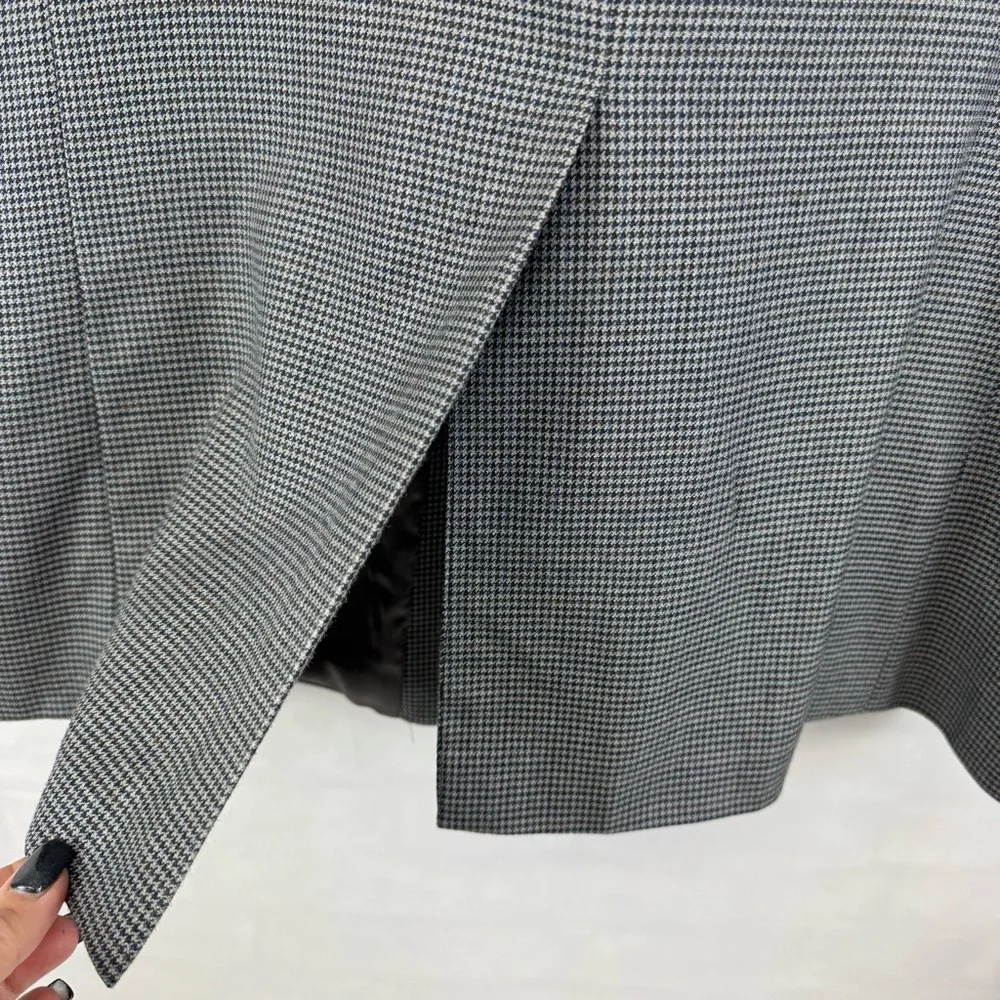 Lauren Ralph Lauren Houndstooth Blazer Mens‎ 44L Wool Silk Sport Coat