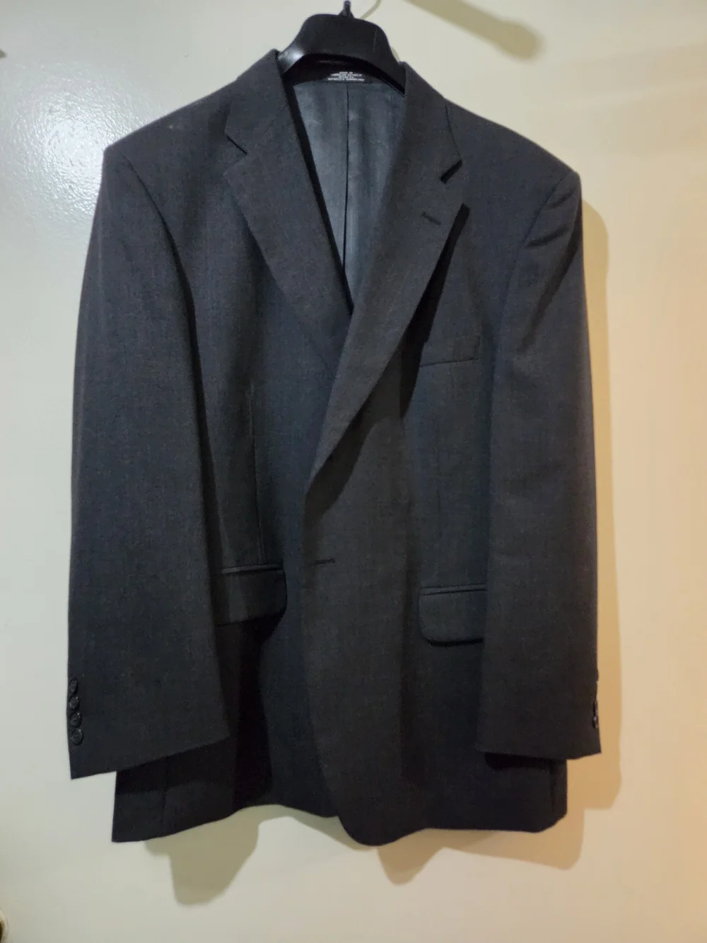 Stafford  Charcoal Wool Suit Jacket 42S