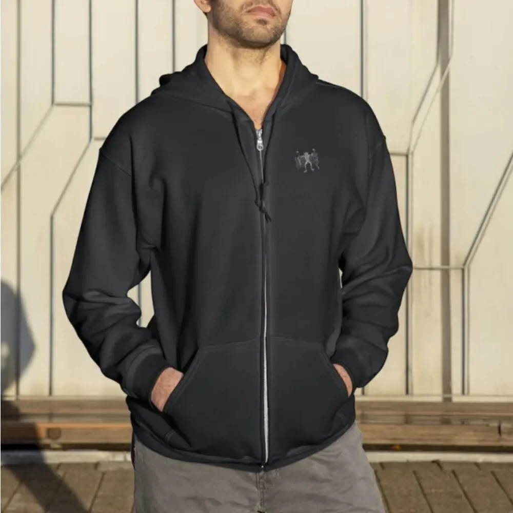 Eternal Mens Hoodie‎ Zip Up Black/green/white. Nwt