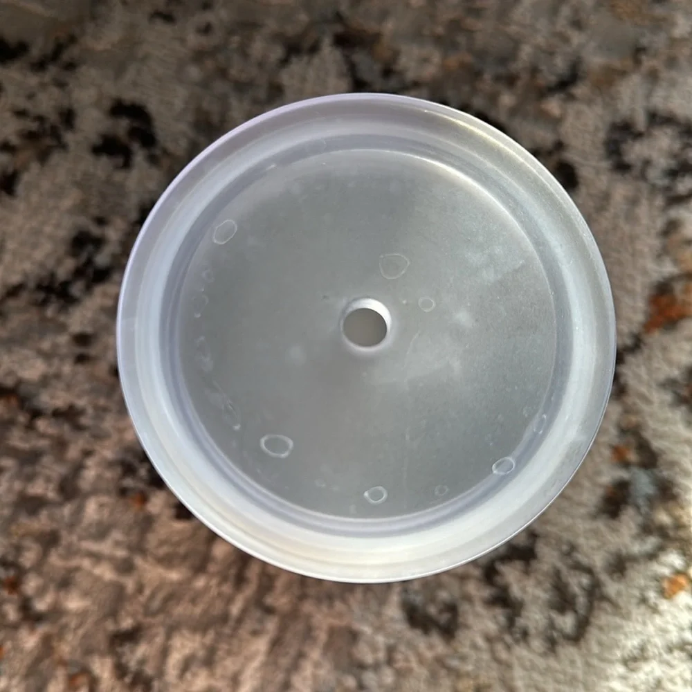 Starbucks Textured Stainless Steel Cold Cup 24OZ Silver Lid