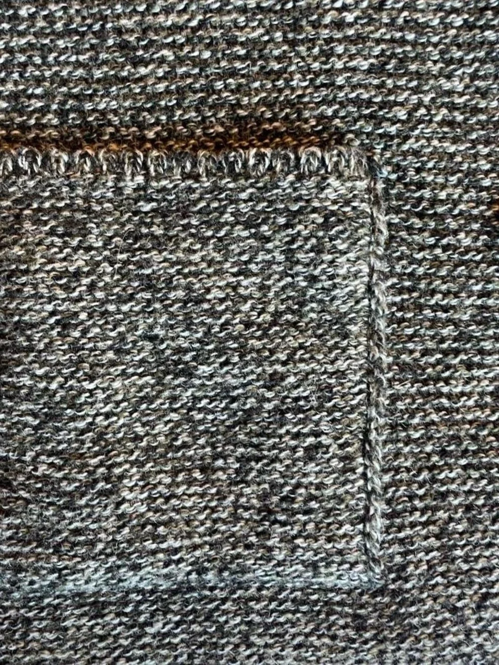 L.B.M. 1911 Italy Limited Edition Wool Blend Marled Grey Knit Blazer Jacket - 54