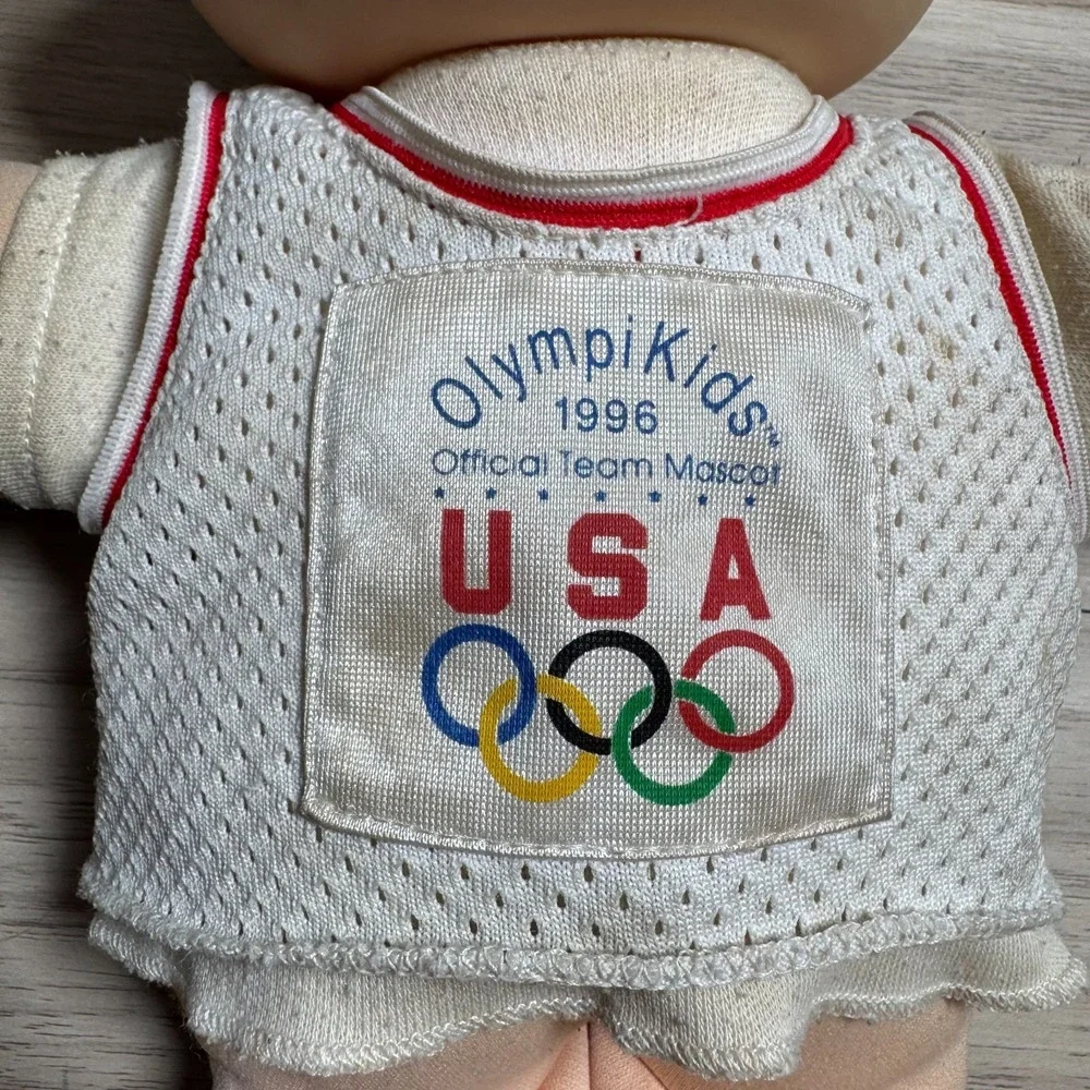Cabbage Patch Kids Olympikids 1996 USA Olympic Mascot‎ Doll Blonde Green Eyes