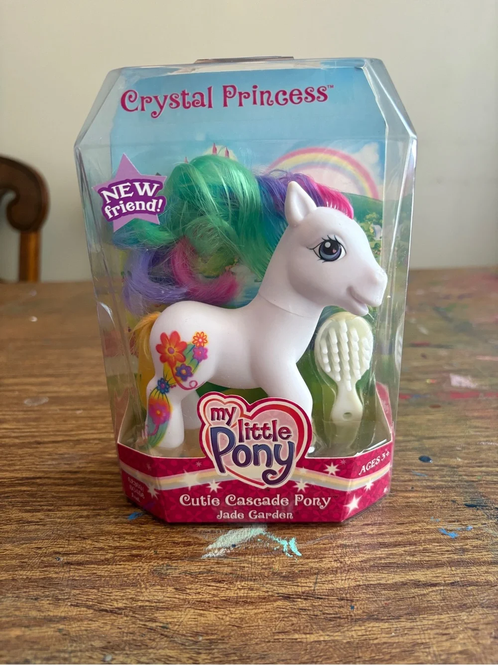 2006 My Little Pony Cutie Cascade Pony Jade Garden G3