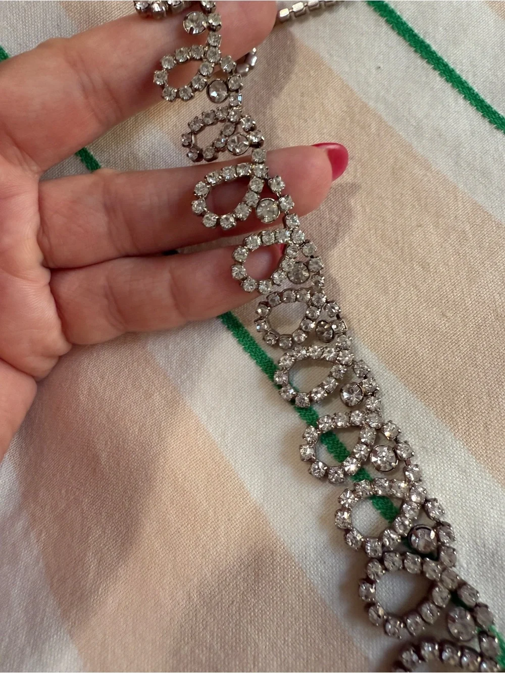 Vintage 1950s rhinestone