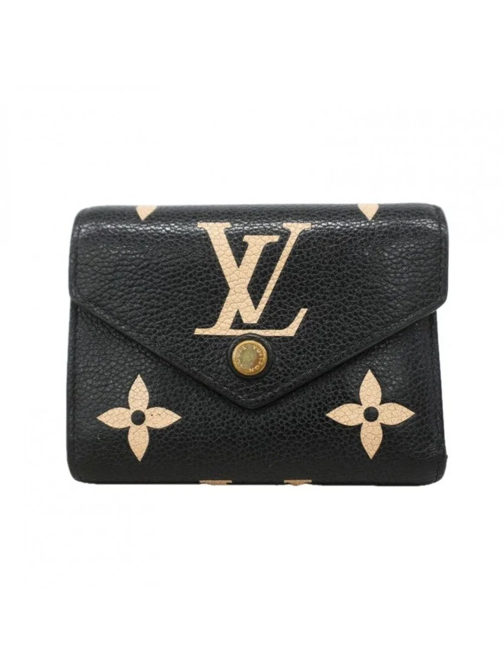 Louis Vuitton Trifold Wallet Monogram Empreinte Bicolor Portefeuille Victorine