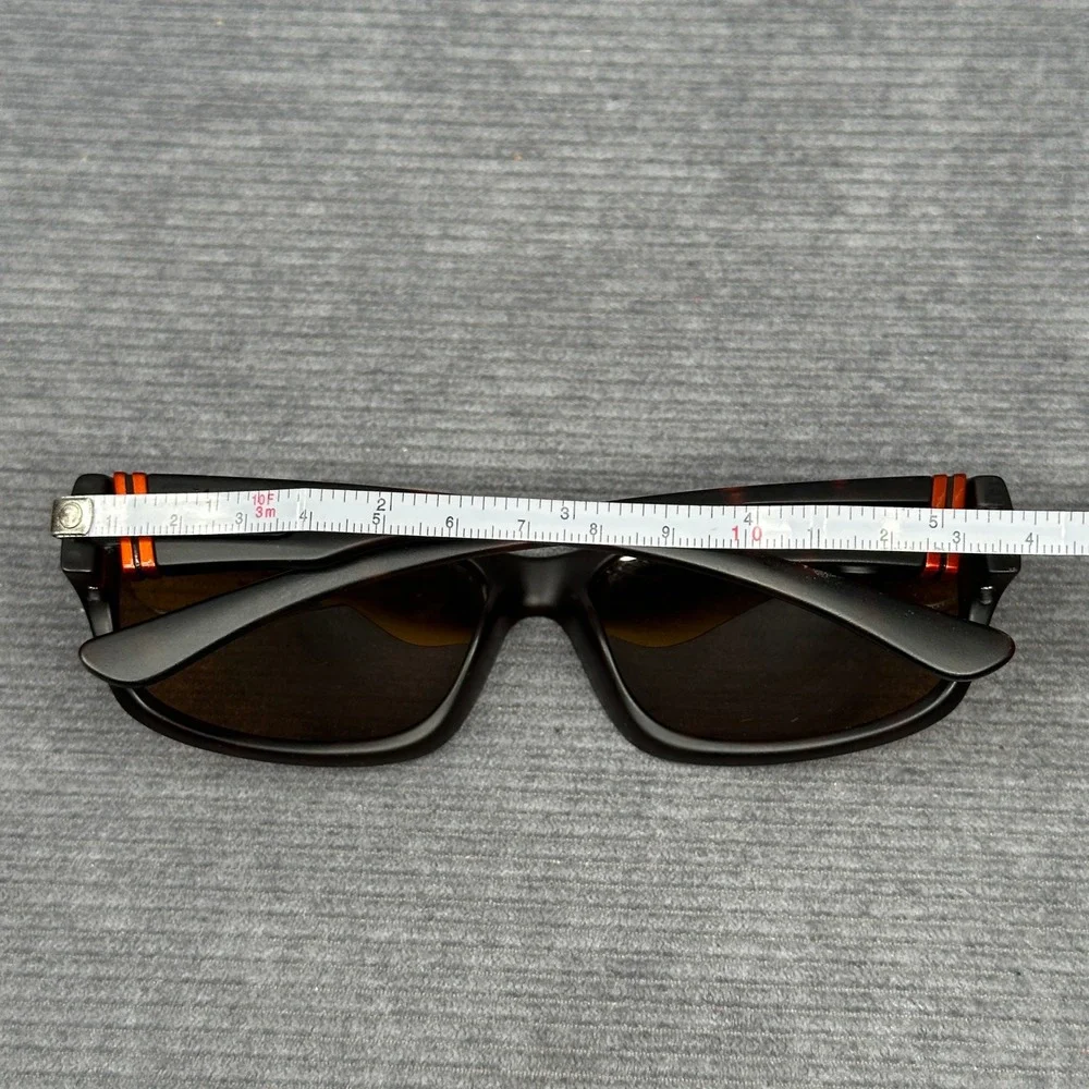 Skechers SE5085 TOR-1P Polarized Y2K Sunglasses Tortoise Orange Rectangular Wrap