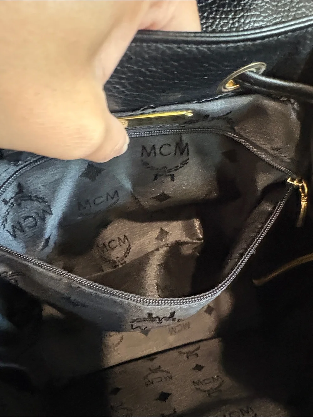 MCM authentic studded