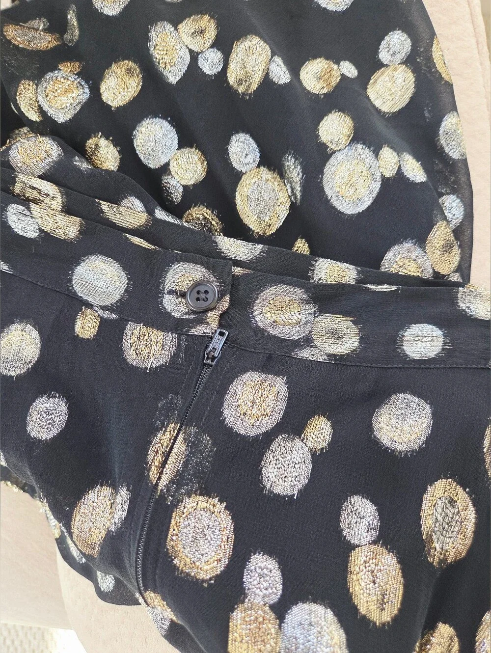 Halston Heritage smoothed gold