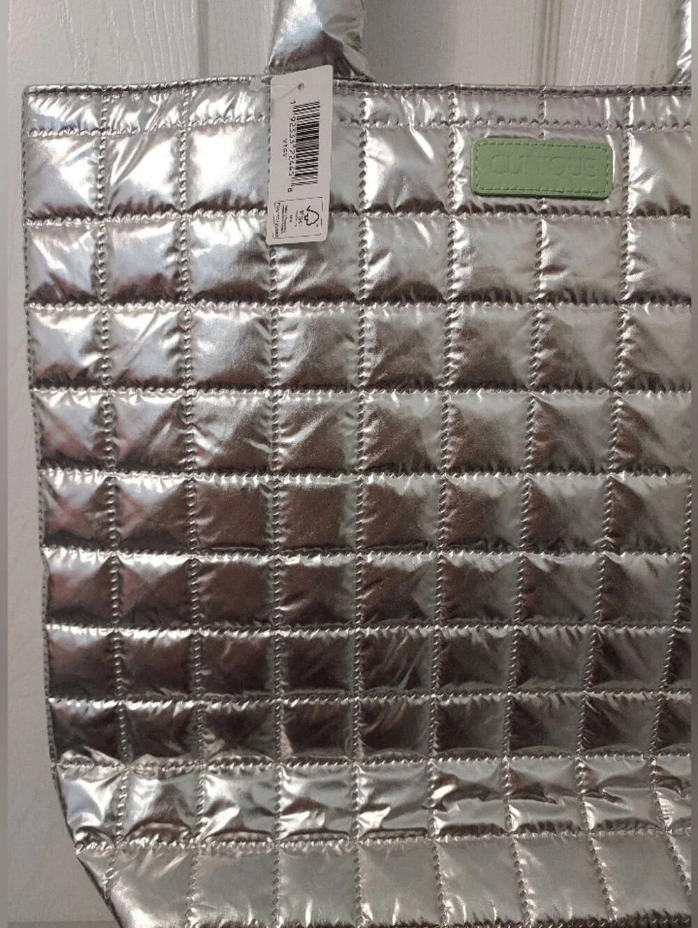 Clinique silver quilted