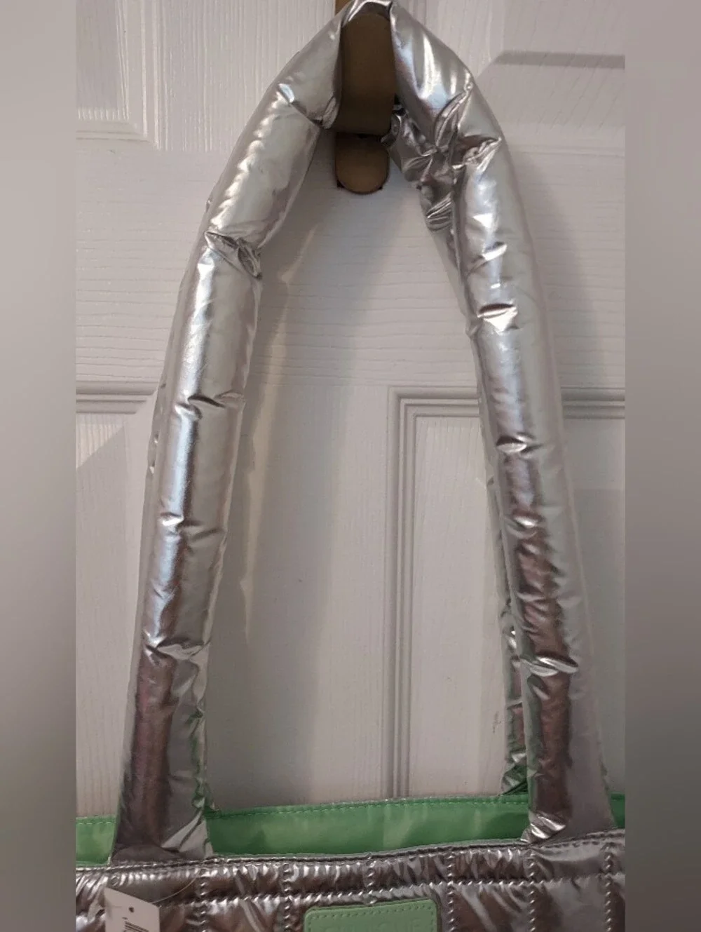 Clinique silver quilted