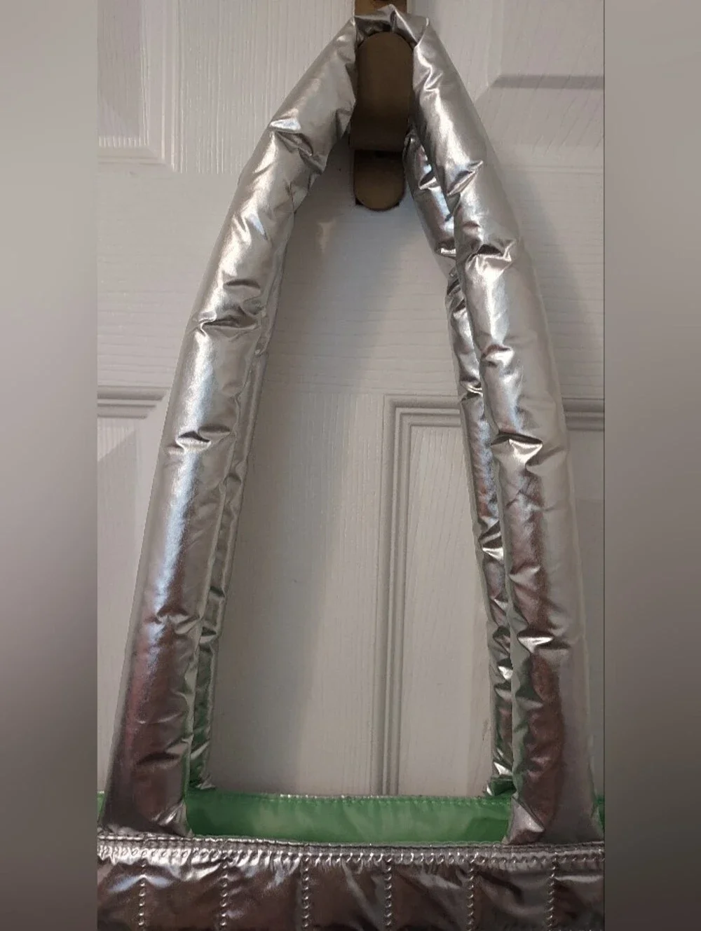 Clinique silver quilted