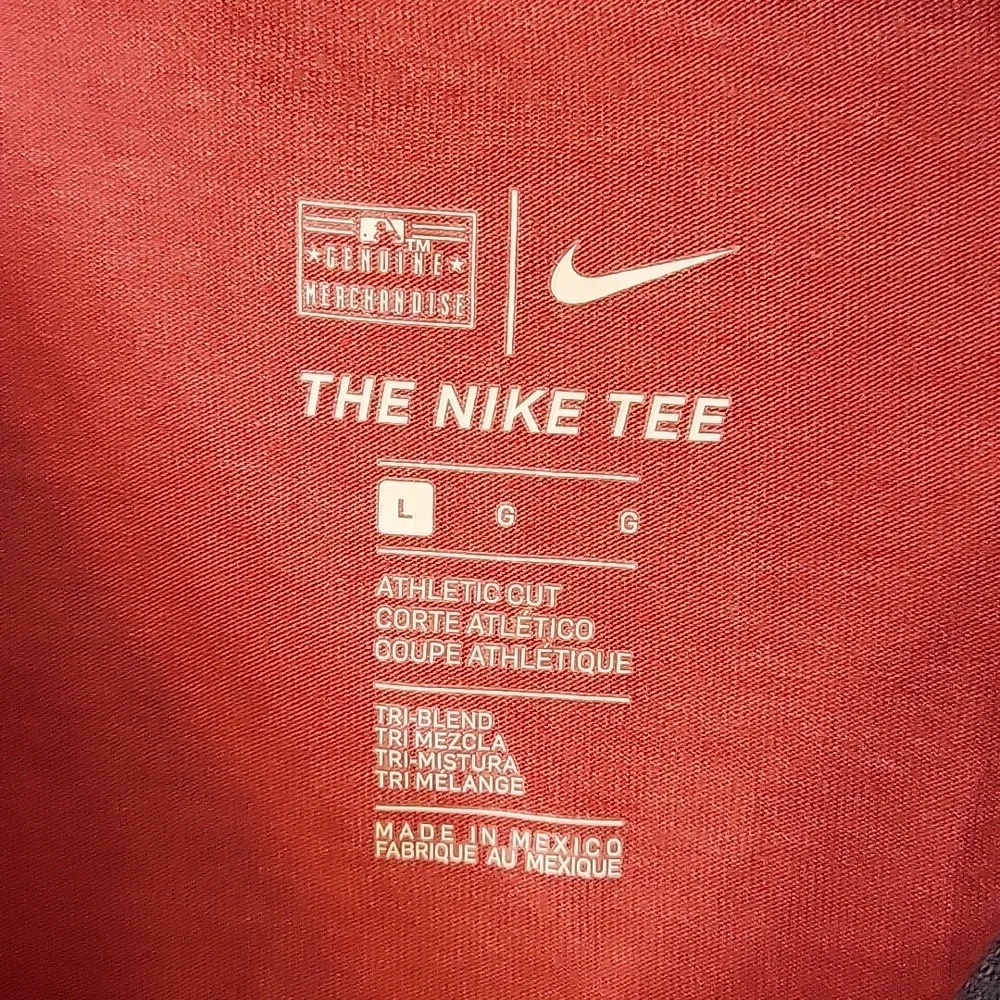 The Nike Tee St Louis Cardinals Ladies Large Top Red Gray Navy White