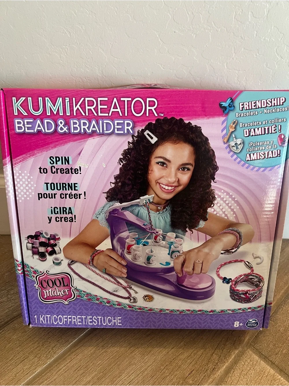 the Cool Maker KumiKreator Bead & Braider jewelry making kit NIB $40