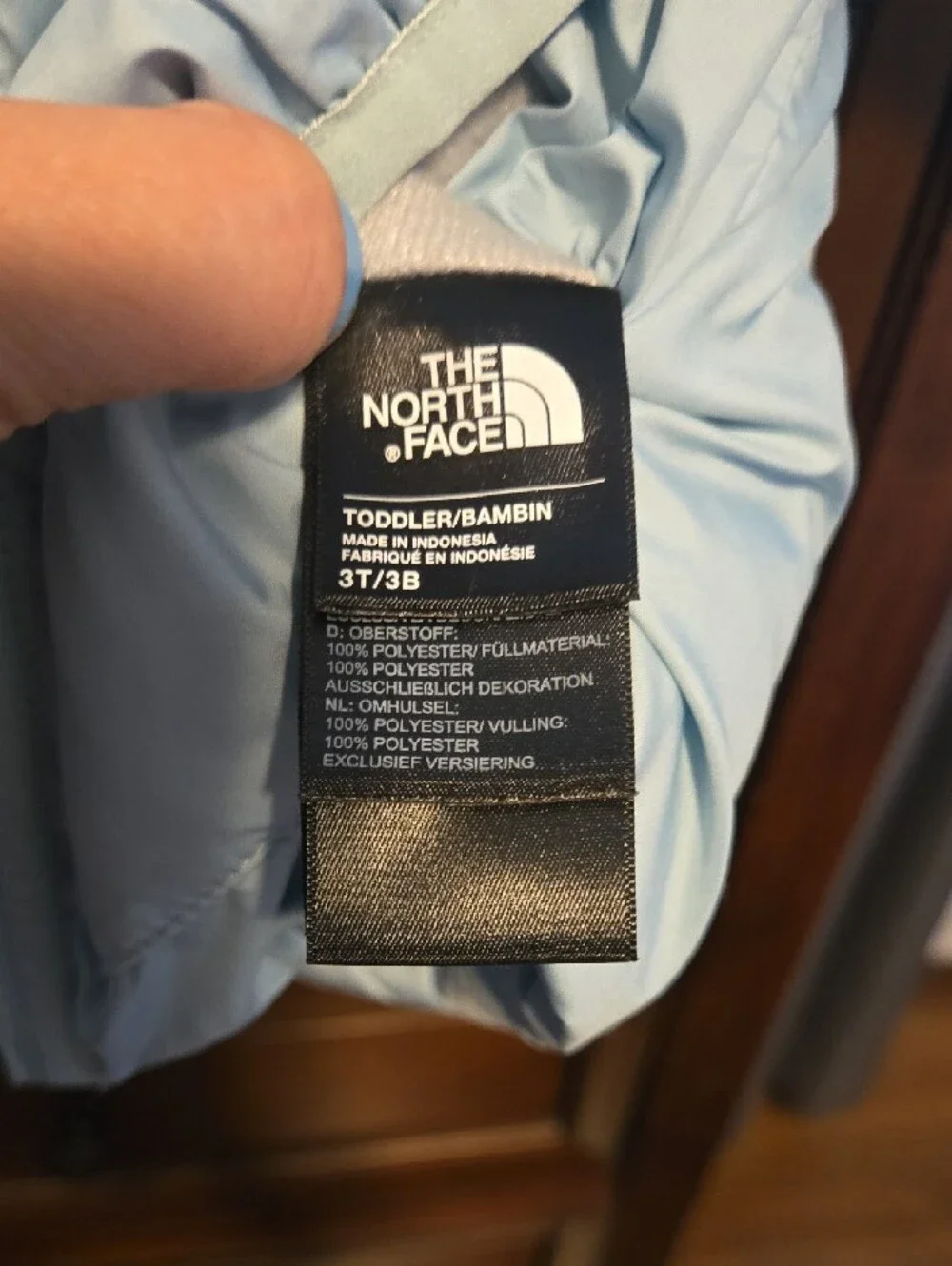 The North Face side gently front