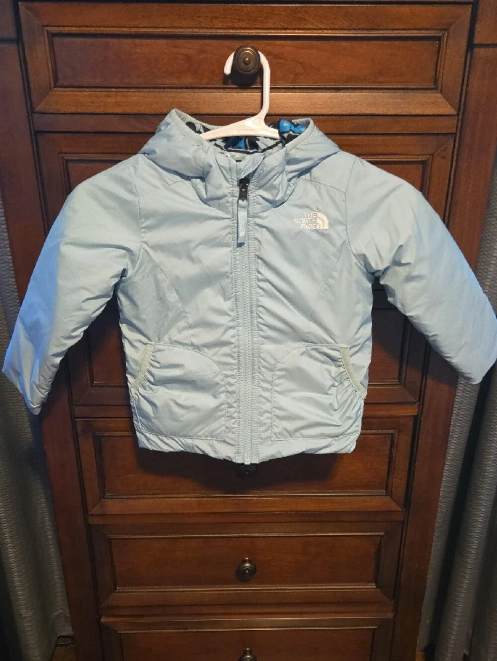 The North Face zipper puffer
