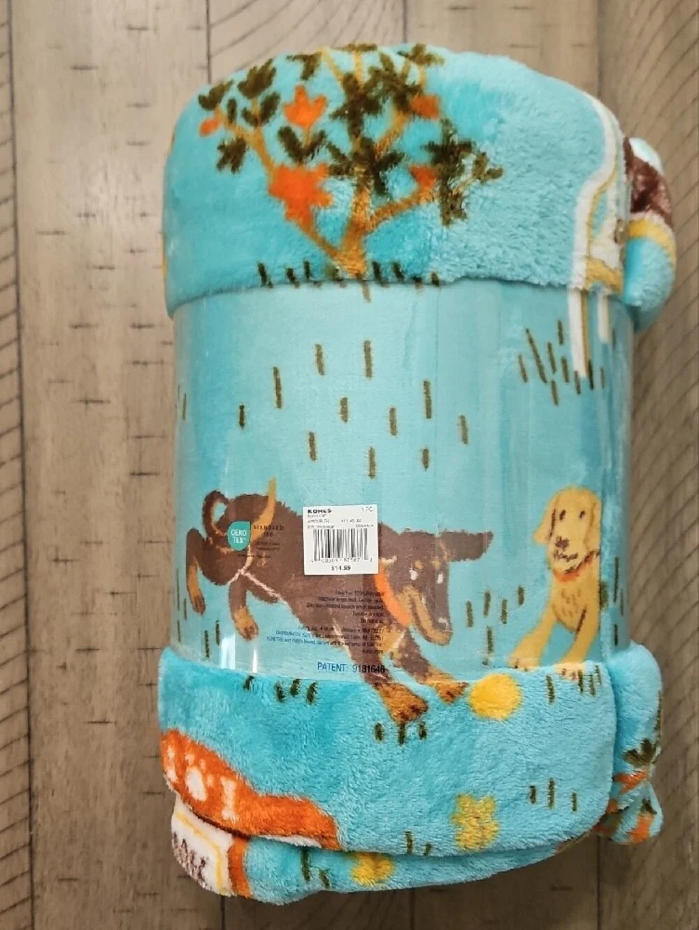 The Big One plush throw