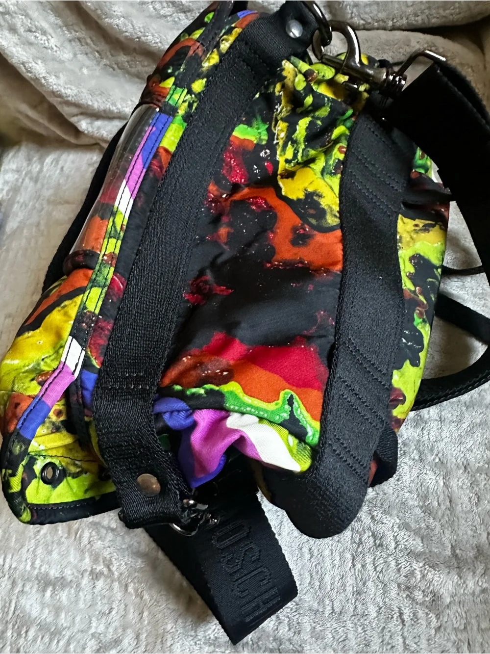 Moschino canvas black secures