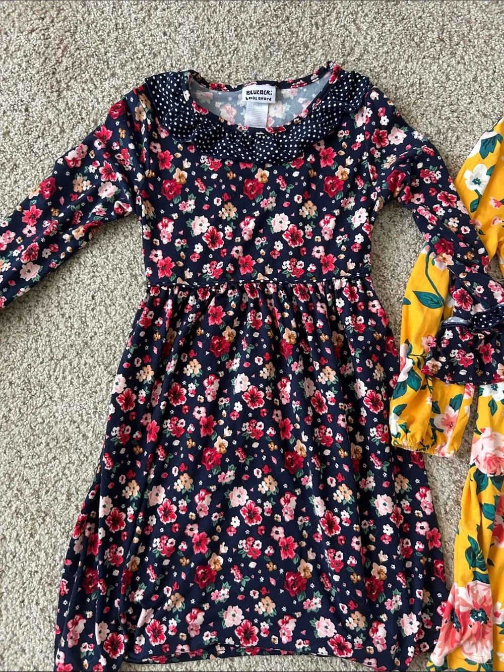 Blueberi Boulevard floral sleeve