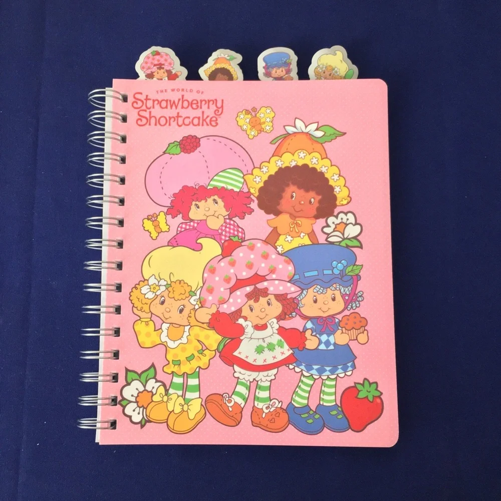 Strawberry Shortcake and Friends Tabbed Notebook