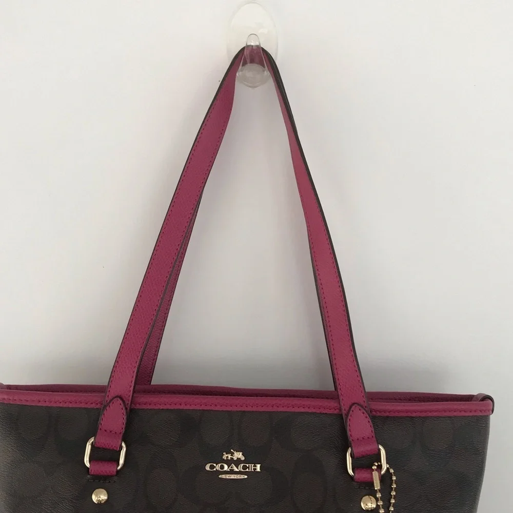 Coach tote signature