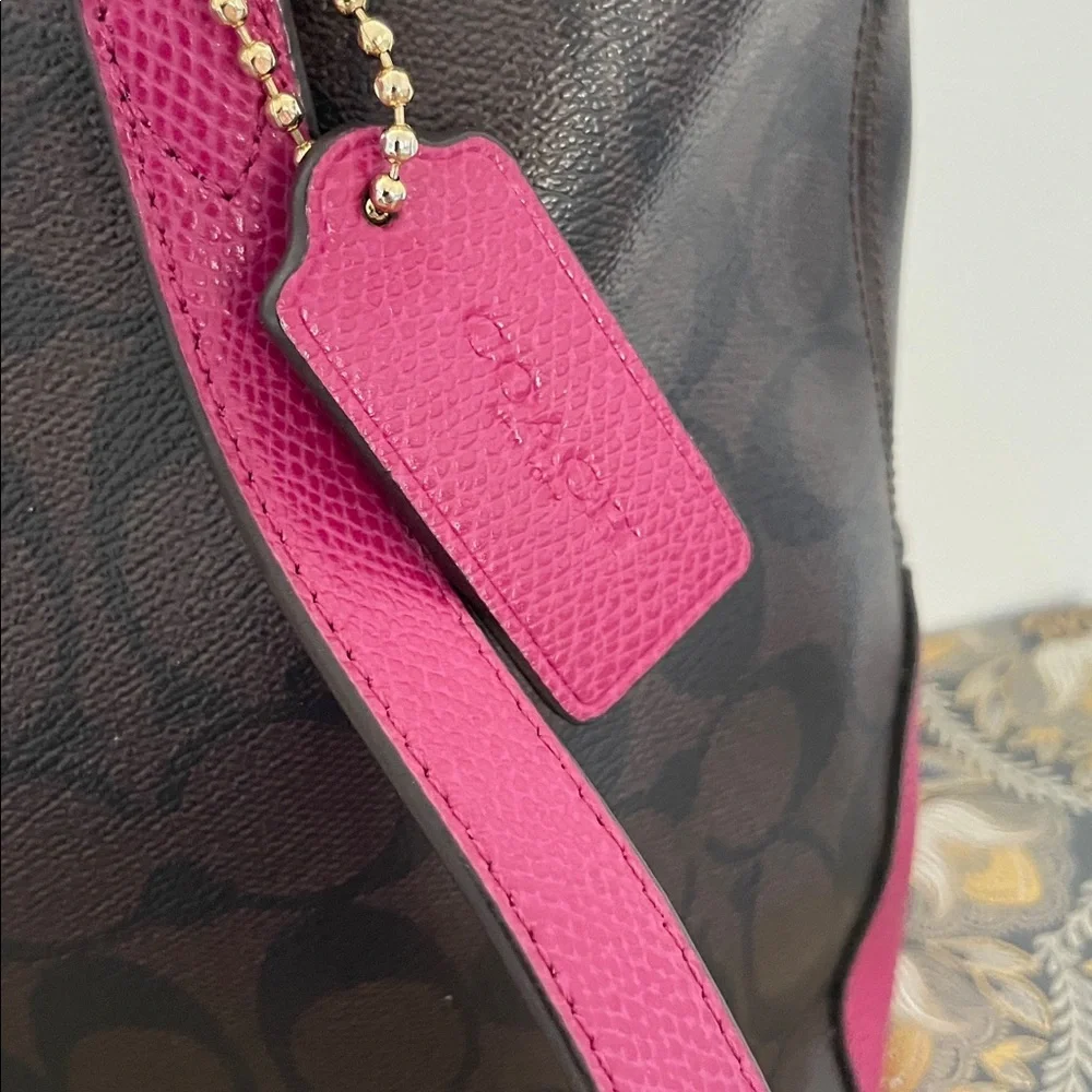Coach tote signature