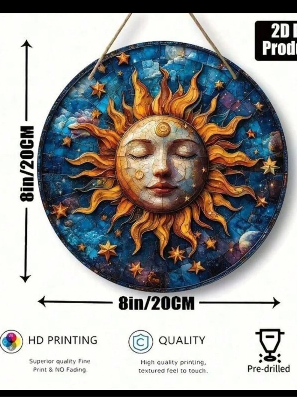 Garden Deco vibrant blue
