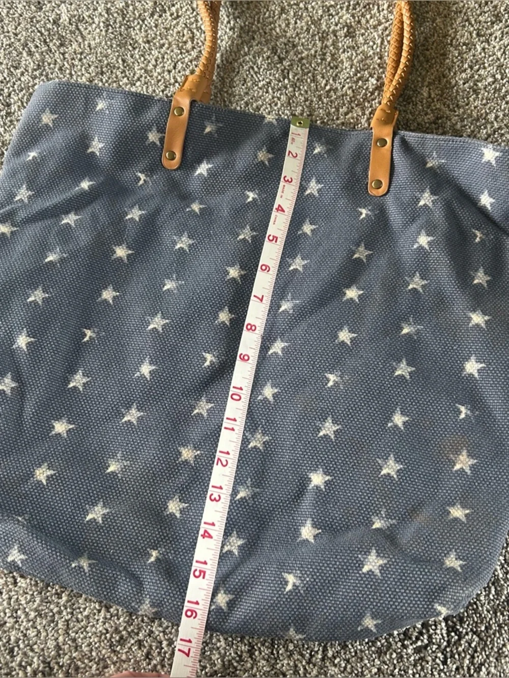 Mossimo Supply Co. brown star patriotic