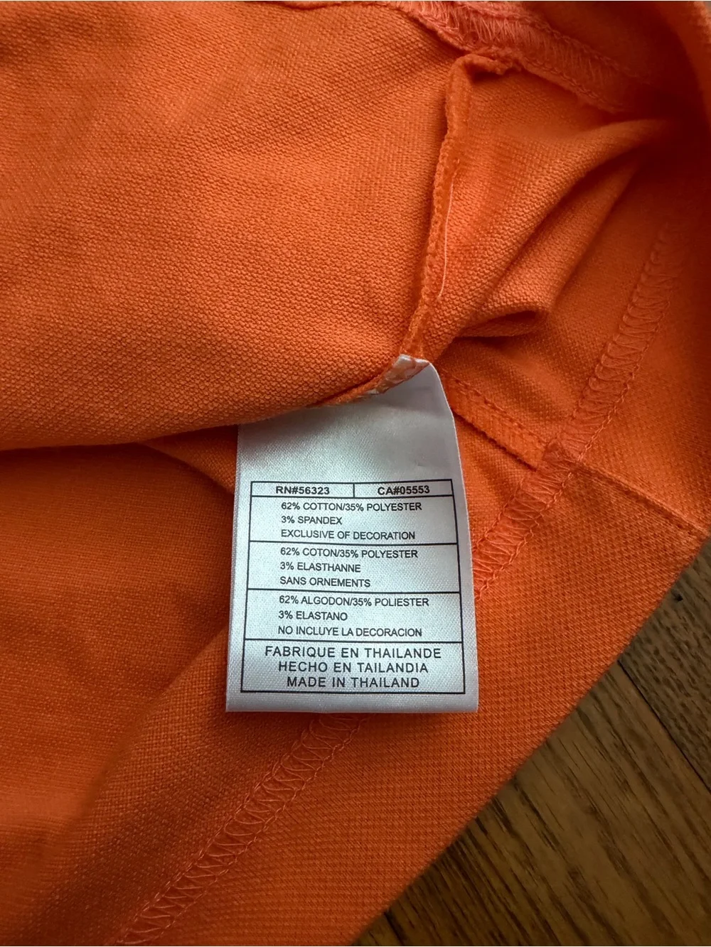 Nike Golf Dri-Fit Orange Polo Shirt Yogos Embroidered Logo Size Women's Large