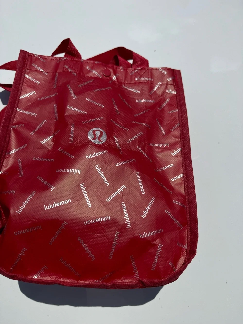 lululemon athletica Red Logo Reusable Tote