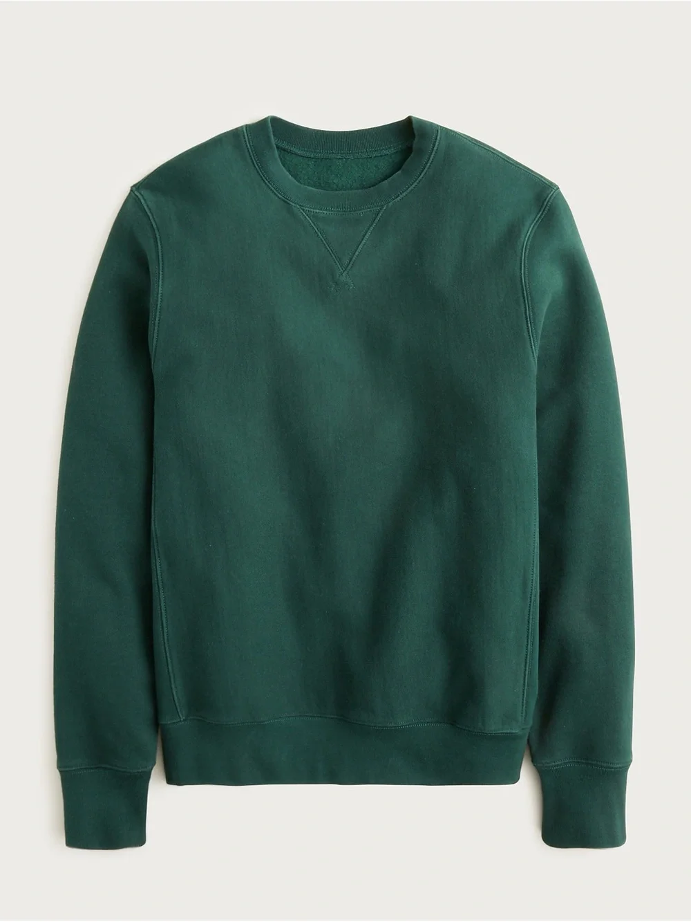 J. Crew Heritage 14oz Fleece Crewneck Sweatshirt - Forest Green