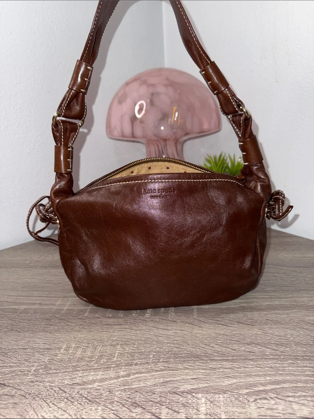 Kate Spade Mini Gabi Brown Shoulder Bag