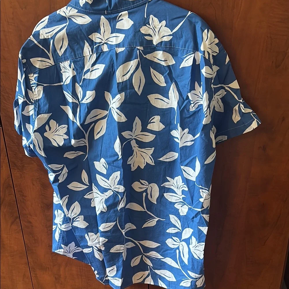 J. Crew blue floral