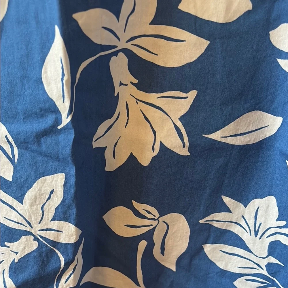J. Crew blue floral