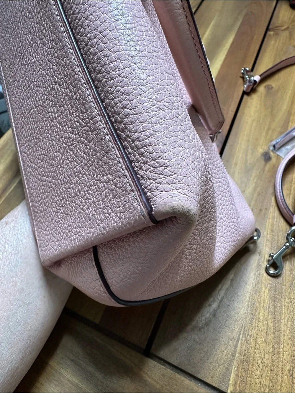 Coach pebbled leather